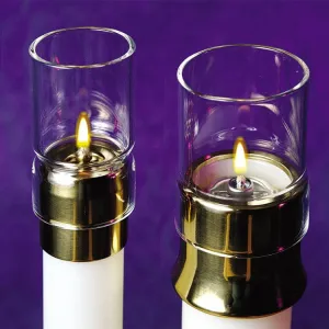 1-15/16" Glass Draft Protector for Oil Candles