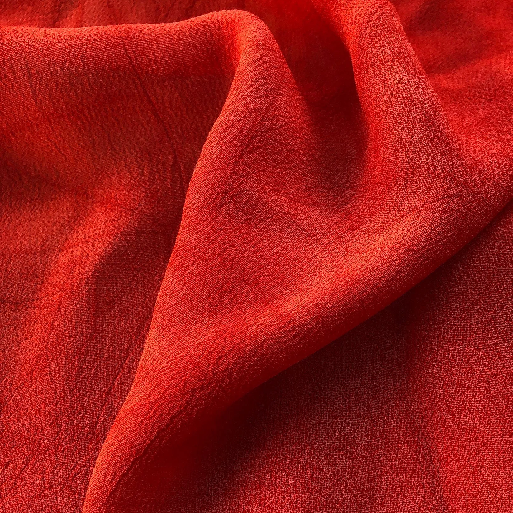 44" Red 100% Tencel Lyocell Cupro Georgette 4.5 OZ Light Woven Fabric By the Yard