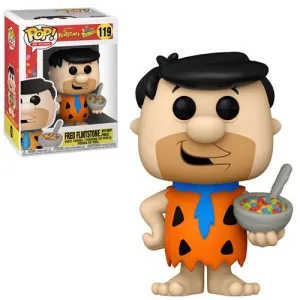 Ad Icons Pop! Vinyl Figure Fred Flintstone with Fruity Pebbles Cereal [119]