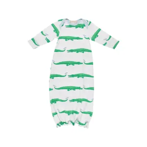 Adorable Everyday Gown - Gator Pond Pals with Buckhead Blue