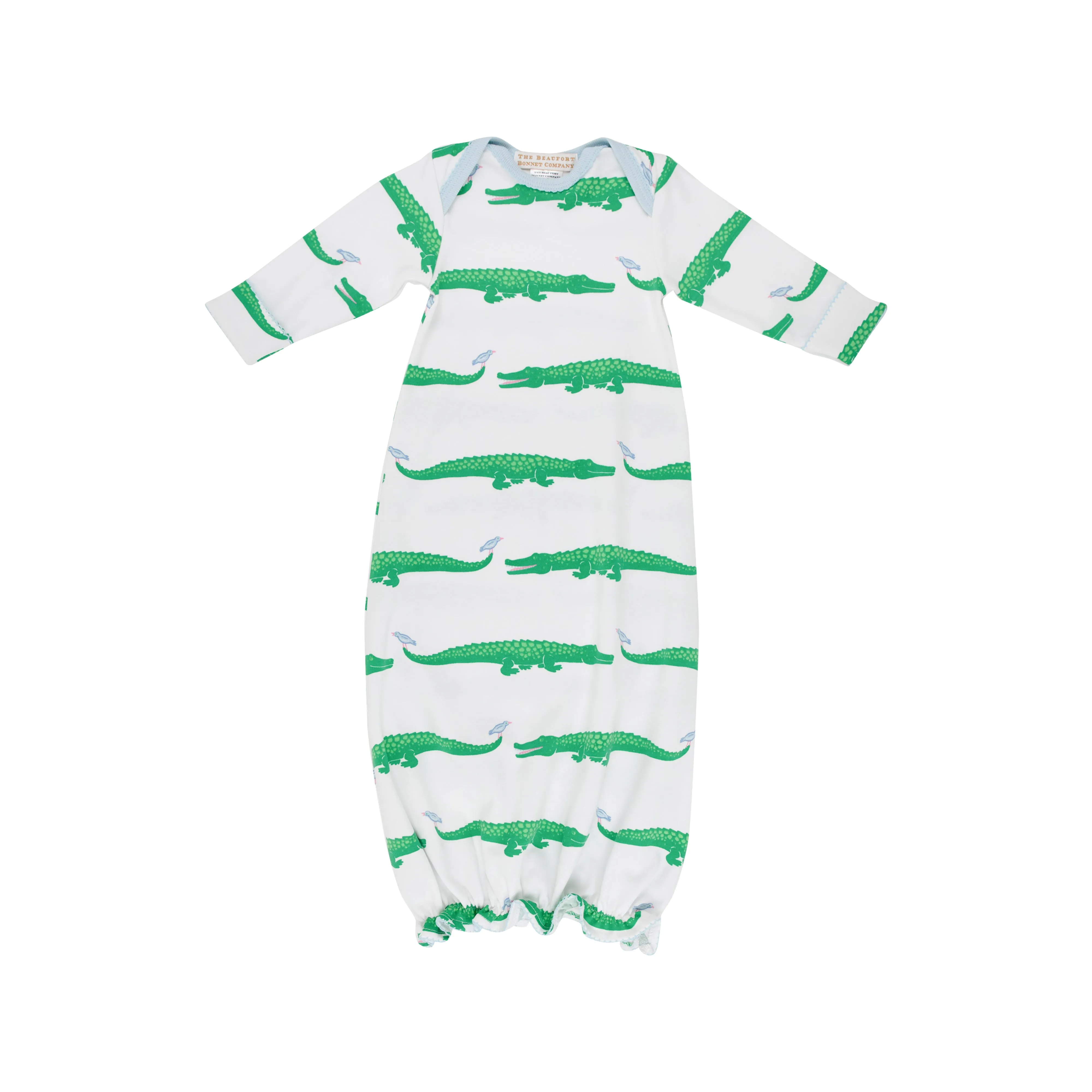 Adorable Everyday Gown - Gator Pond Pals with Buckhead Blue