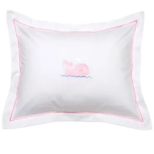 Baby Boudoir Pillow Cover in Whale Pink