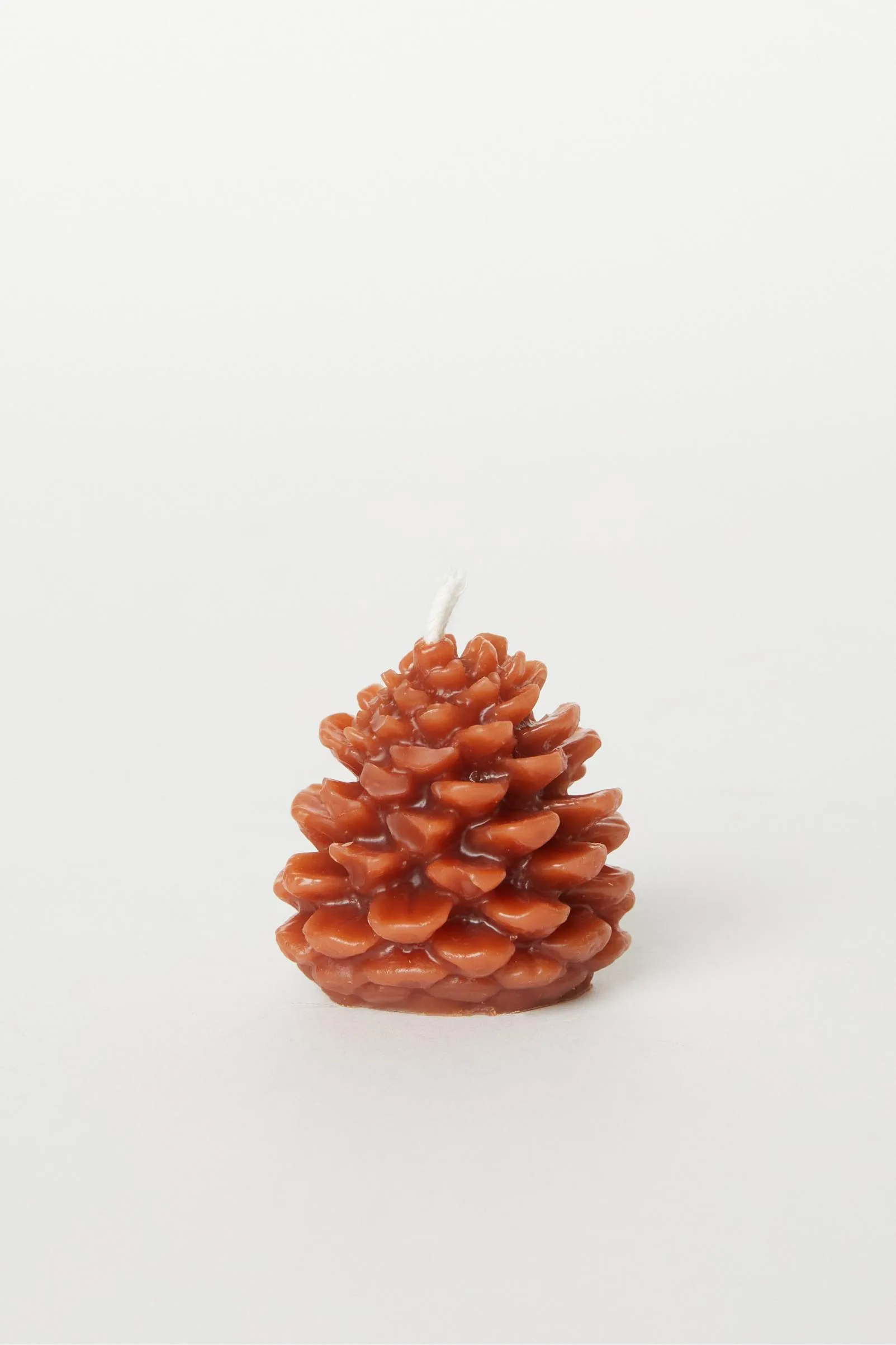 Beeswax Candle | Pinecone Rust