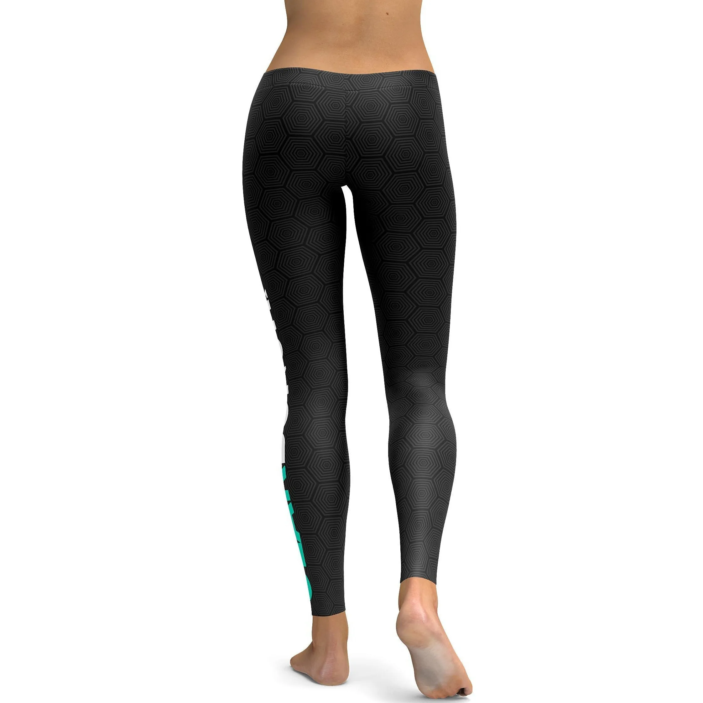 Black Gradient Promo Leggings