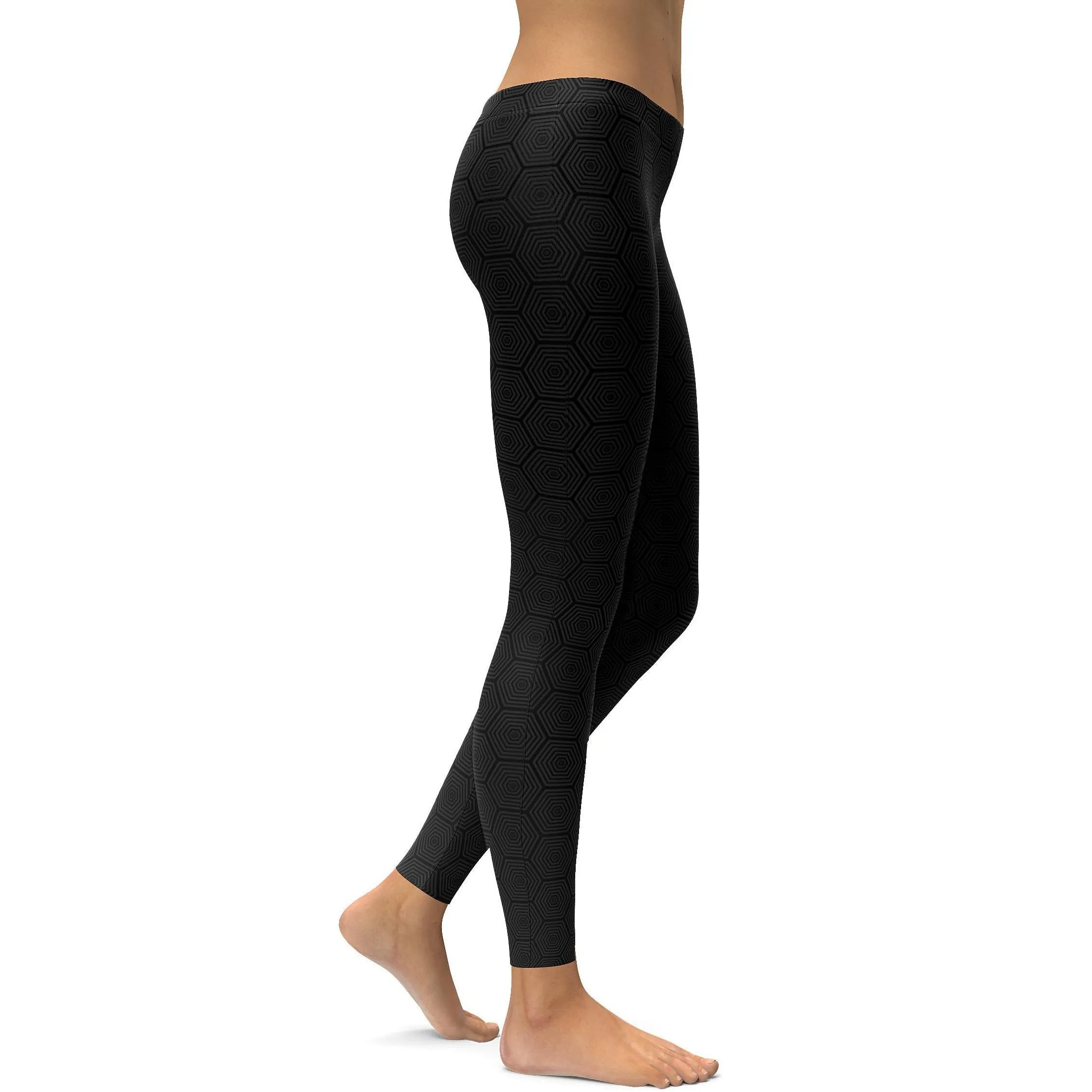 Black Gradient Promo Leggings