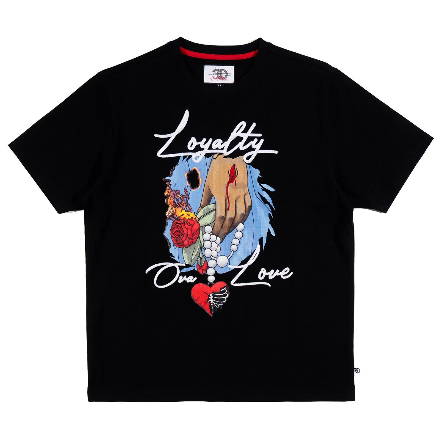 F134 Loyalty Over Love Tee - Black