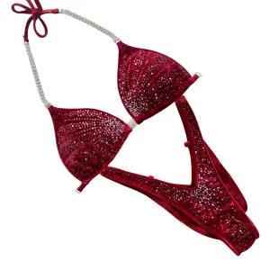 Figure Rays - Velvet Dark Red (F-136)