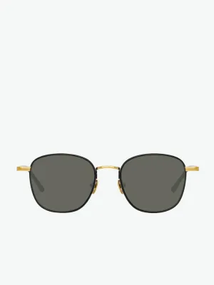 Gold Square Sunglasses