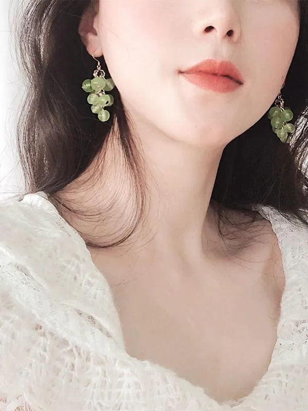 Green Grapes Earrings