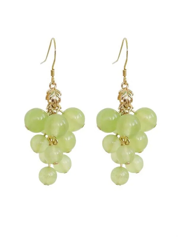 Green Grapes Earrings