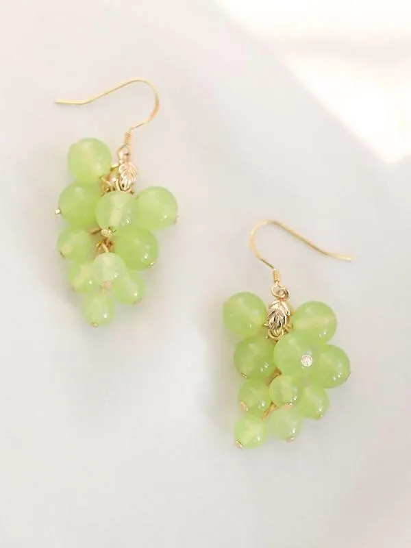 Green Grapes Earrings