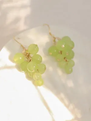 Green Grapes Earrings