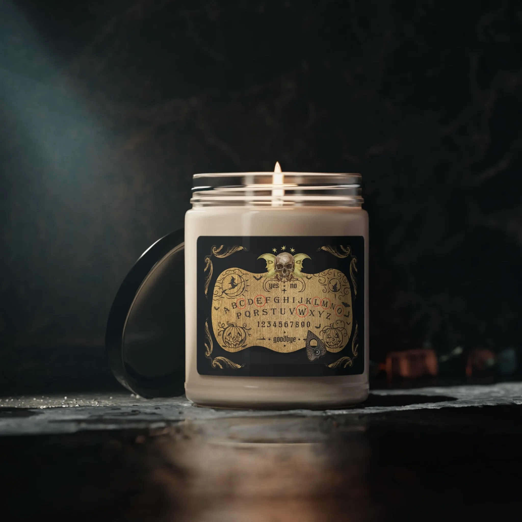 Halloween ouija  board Scented Soy Candle, 9oz