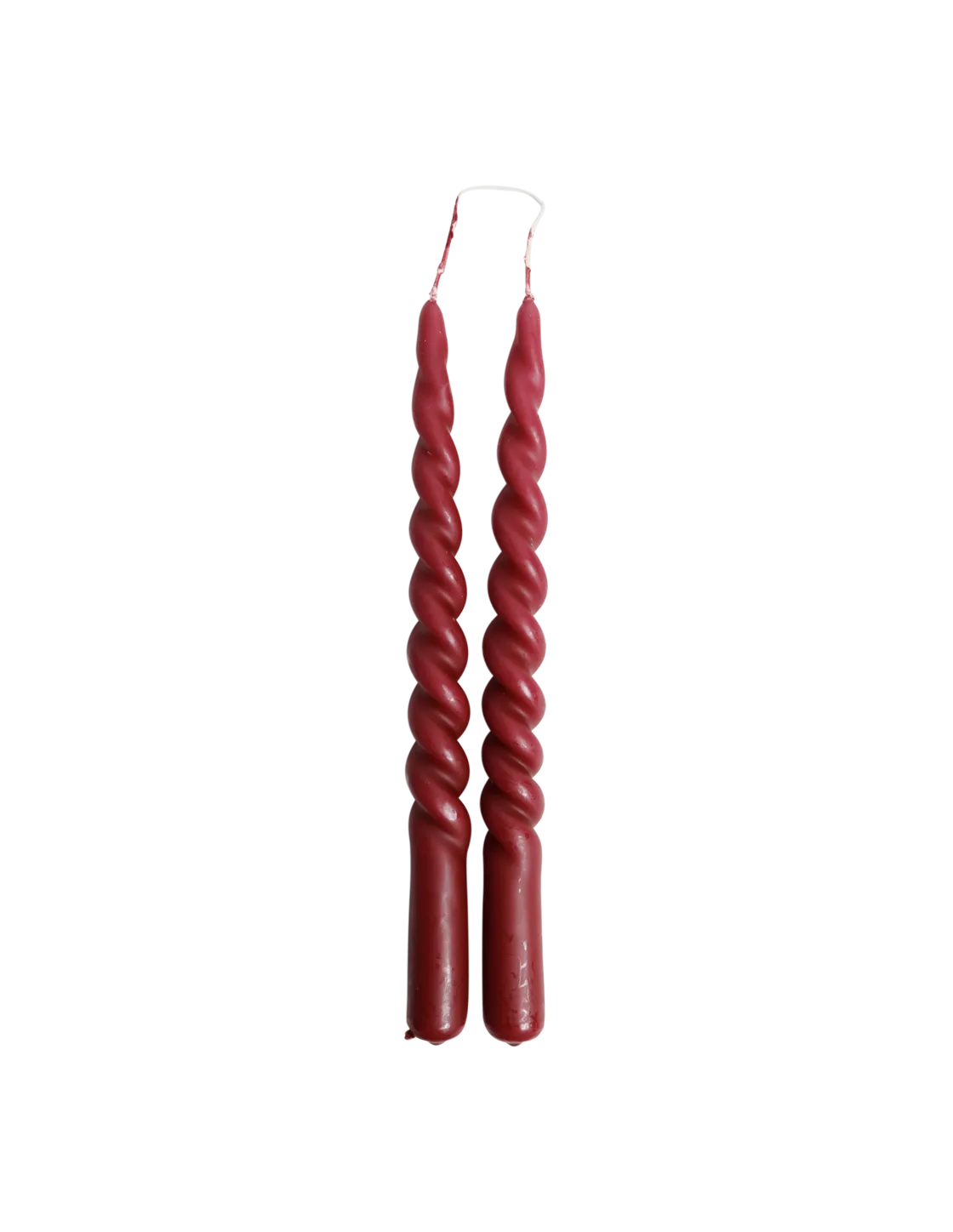 Hand-Dipped Twisted Taper Candles