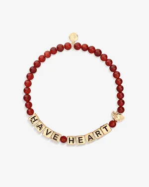 Have Heart Bracelet in Red Agate