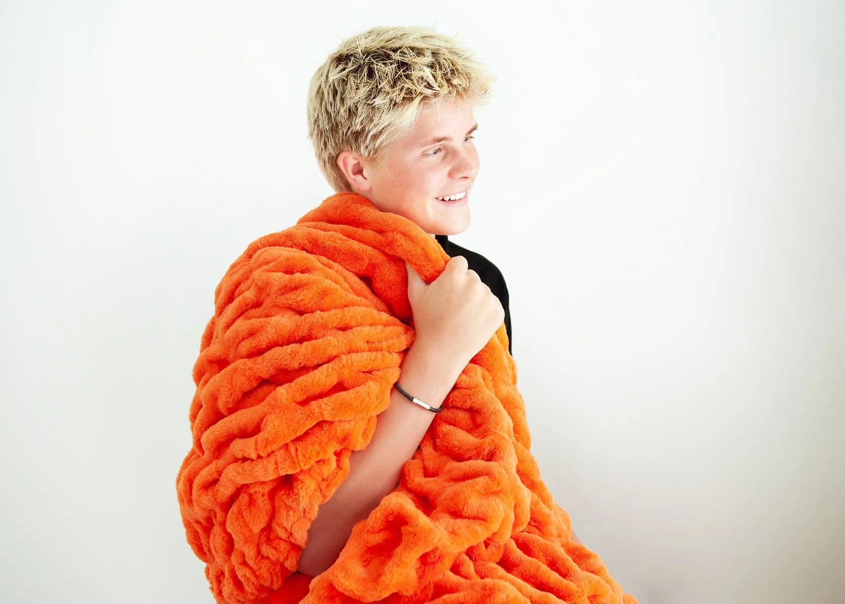 Hugs Orange Marmalade Blanket