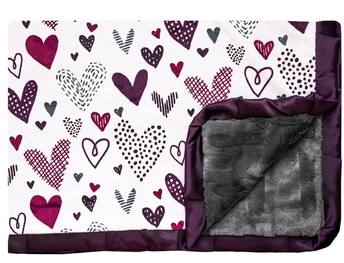 Love Notes - Plum Blanket