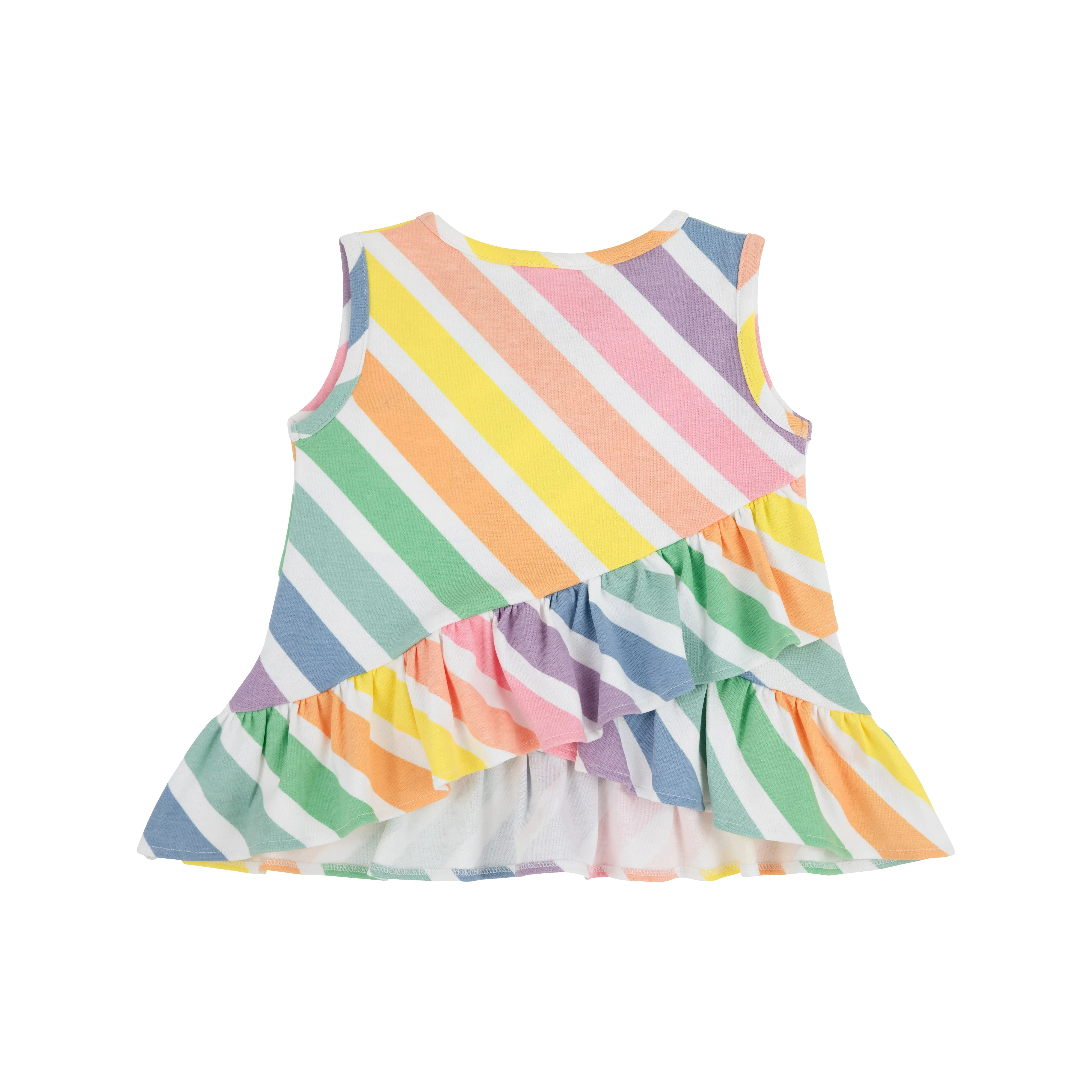 Love You Back Top - Rainbow Rollerskate Stripe