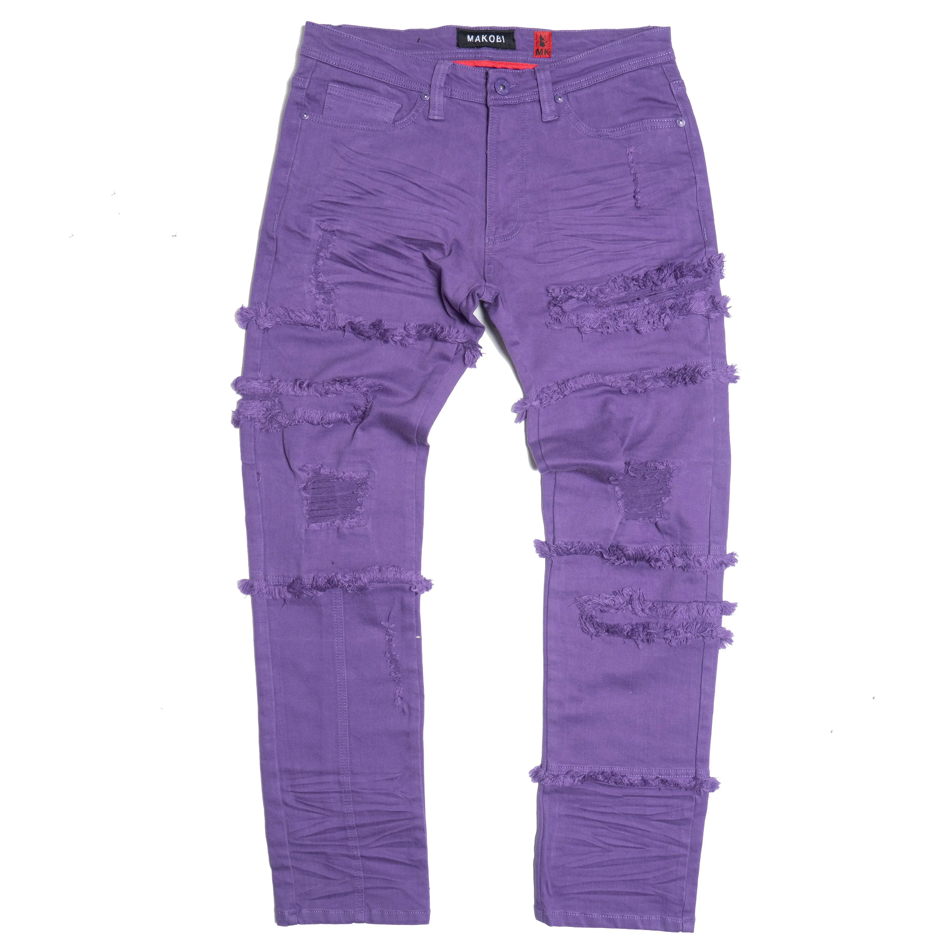 M1912 Bergamo Fray Jeans - Purple