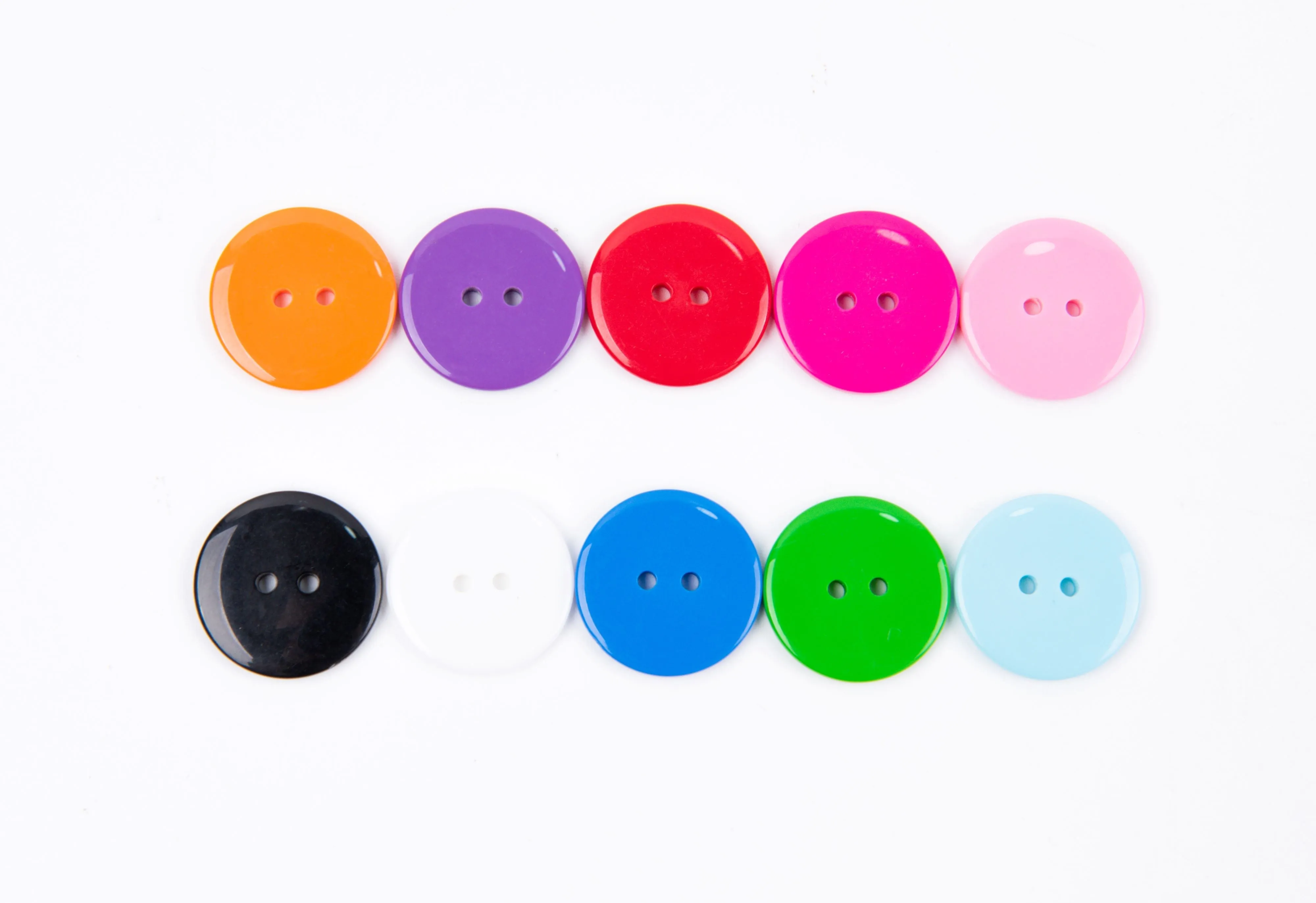 One color Two Hole Buttons pack