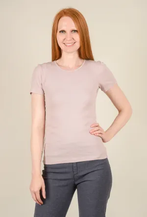 Organic Short Sleeve Crew, Lavender