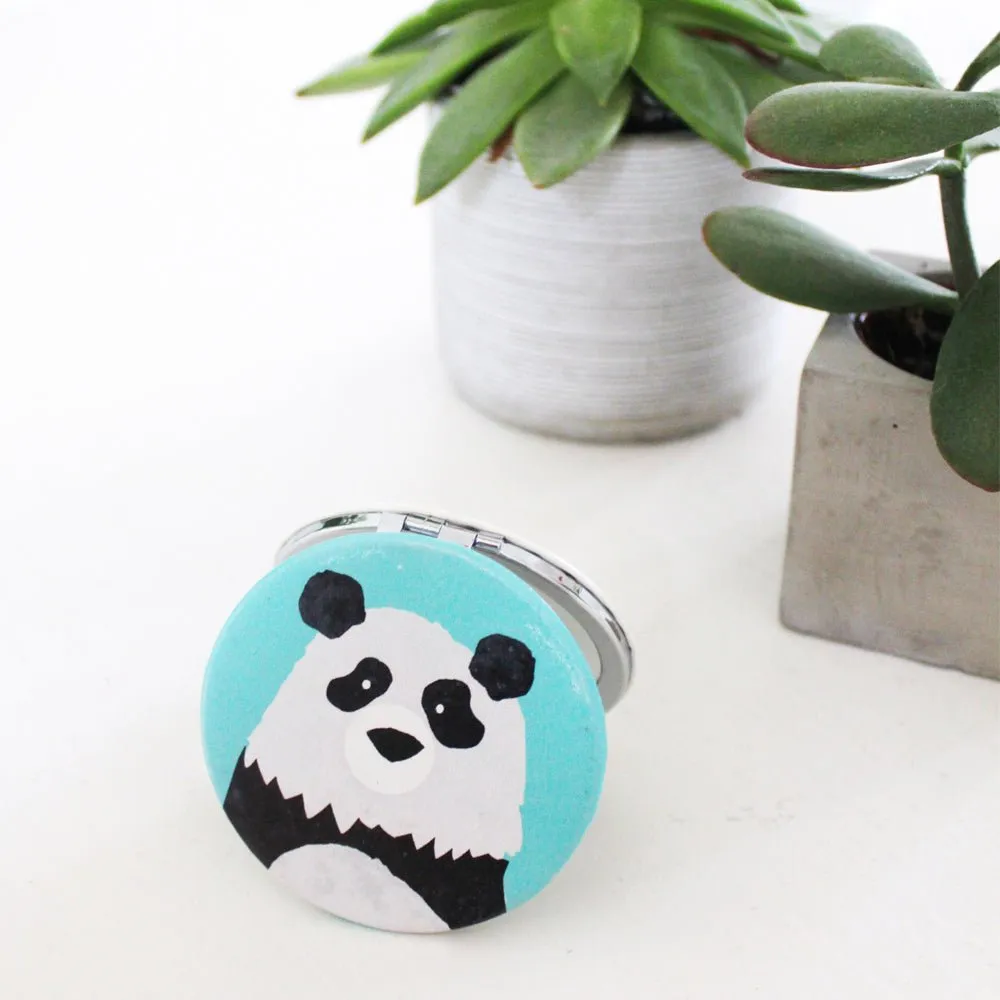 Penny Black "Panda" Compact Mirror