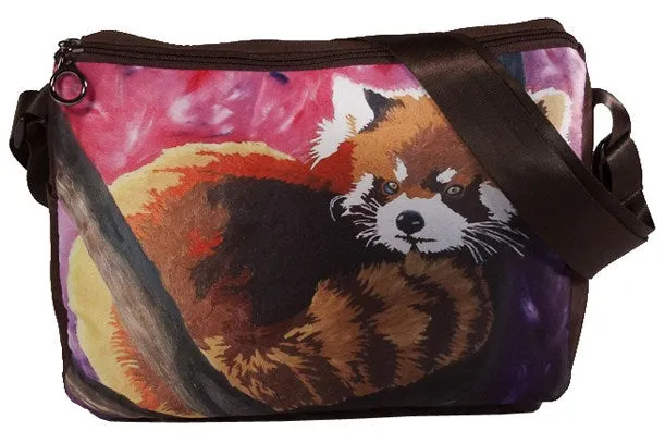 Red Panda Signature Messenger Bag - Shy Beauty