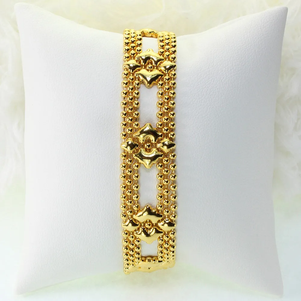 SG Liquid Metal MINI-D-G24K Gold 24K Finish Bracelet by Sergio Gutierrez