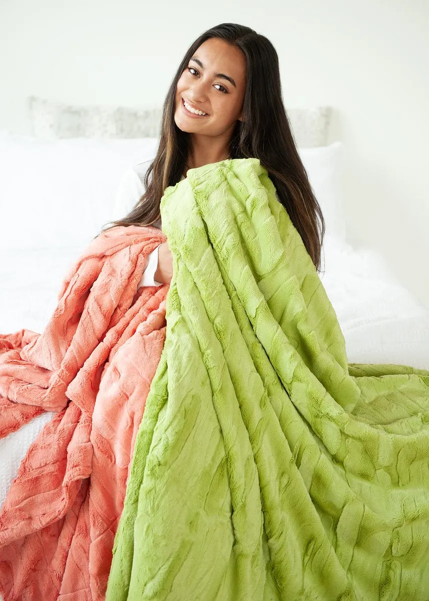 Sorbet Palm Leaf Blanket