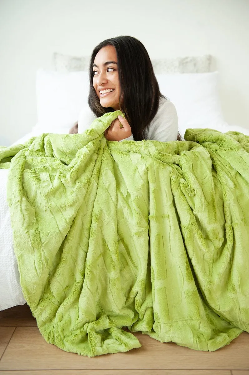 Sorbet Palm Leaf Blanket