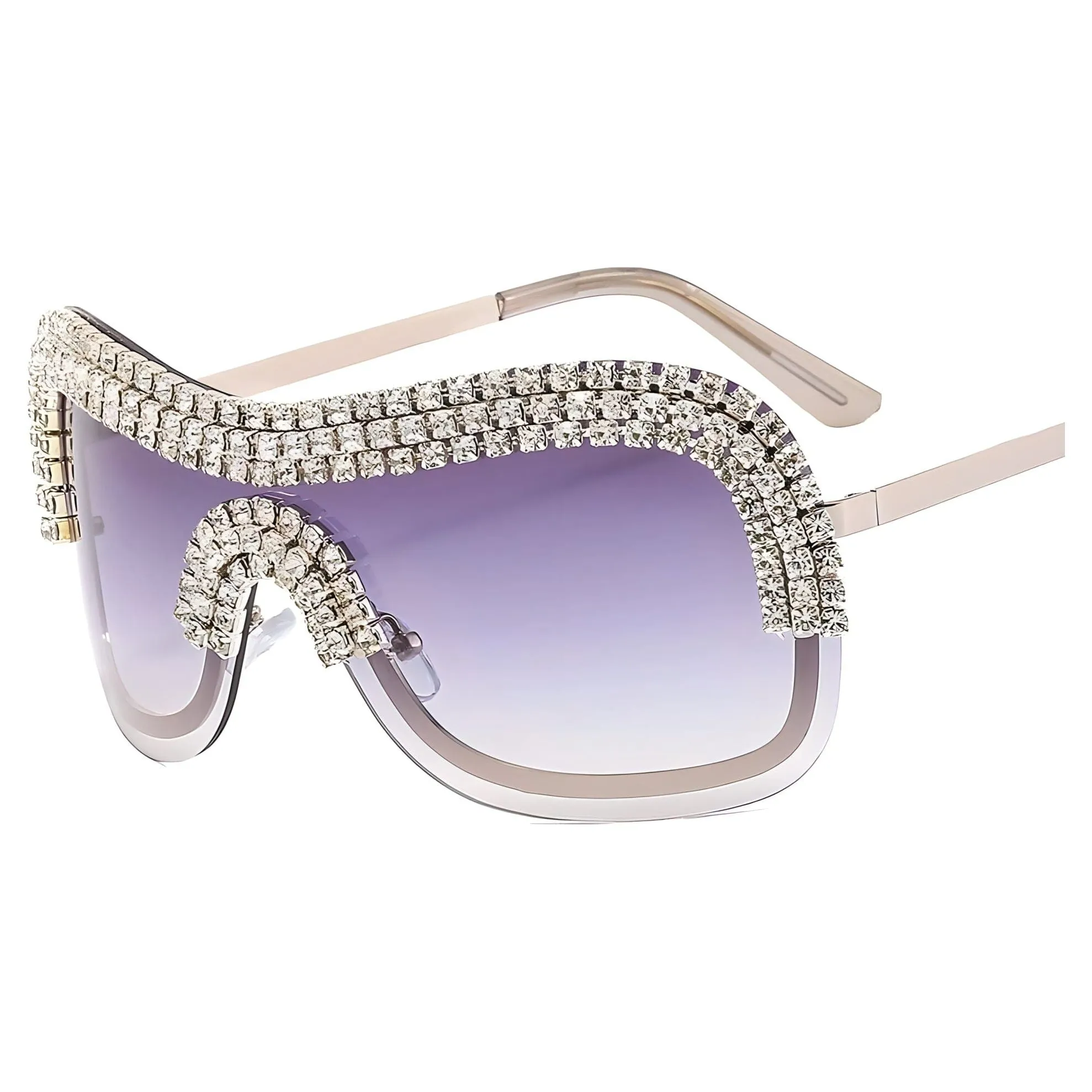 The Hollywood Rhinestone Sunglasses - Multiple Colors