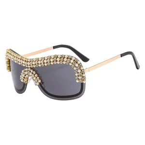 The Hollywood Rhinestone Sunglasses - Multiple Colors