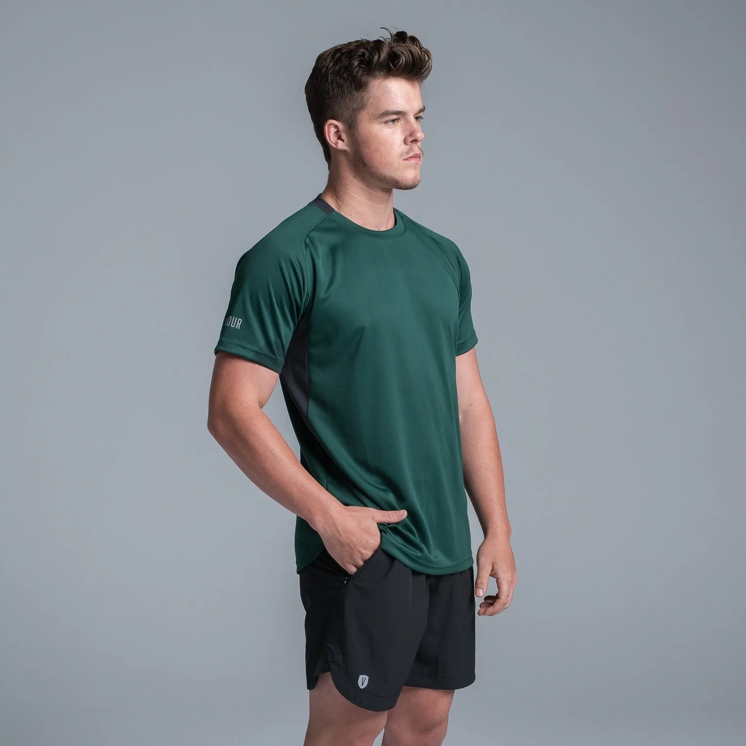 Valour Active Apex Tee - Brunswick Green