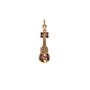 Vintage 14K Gold Violin Charm