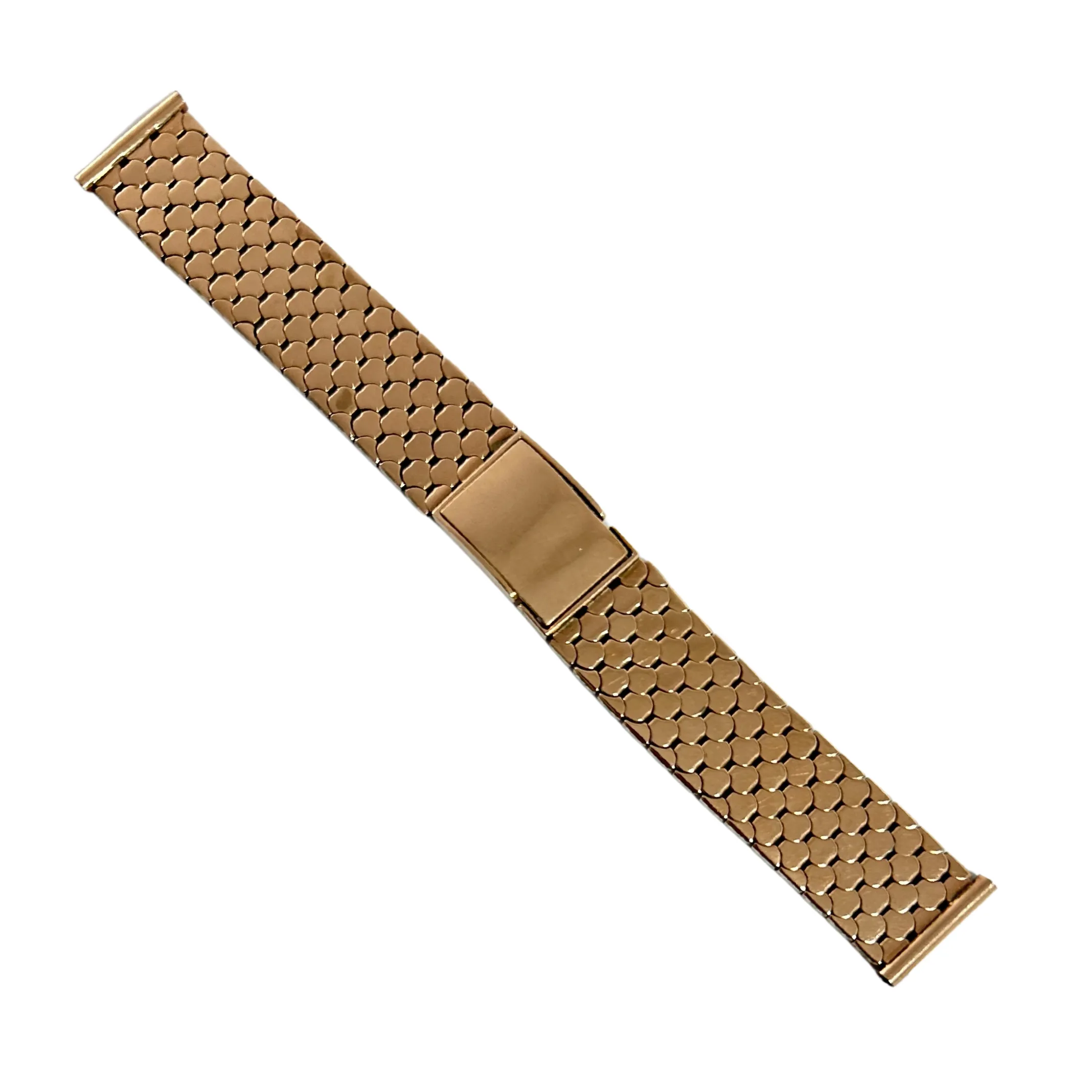 Vintage 14K Rose Gold Watch Strap with Jewelry Clasp