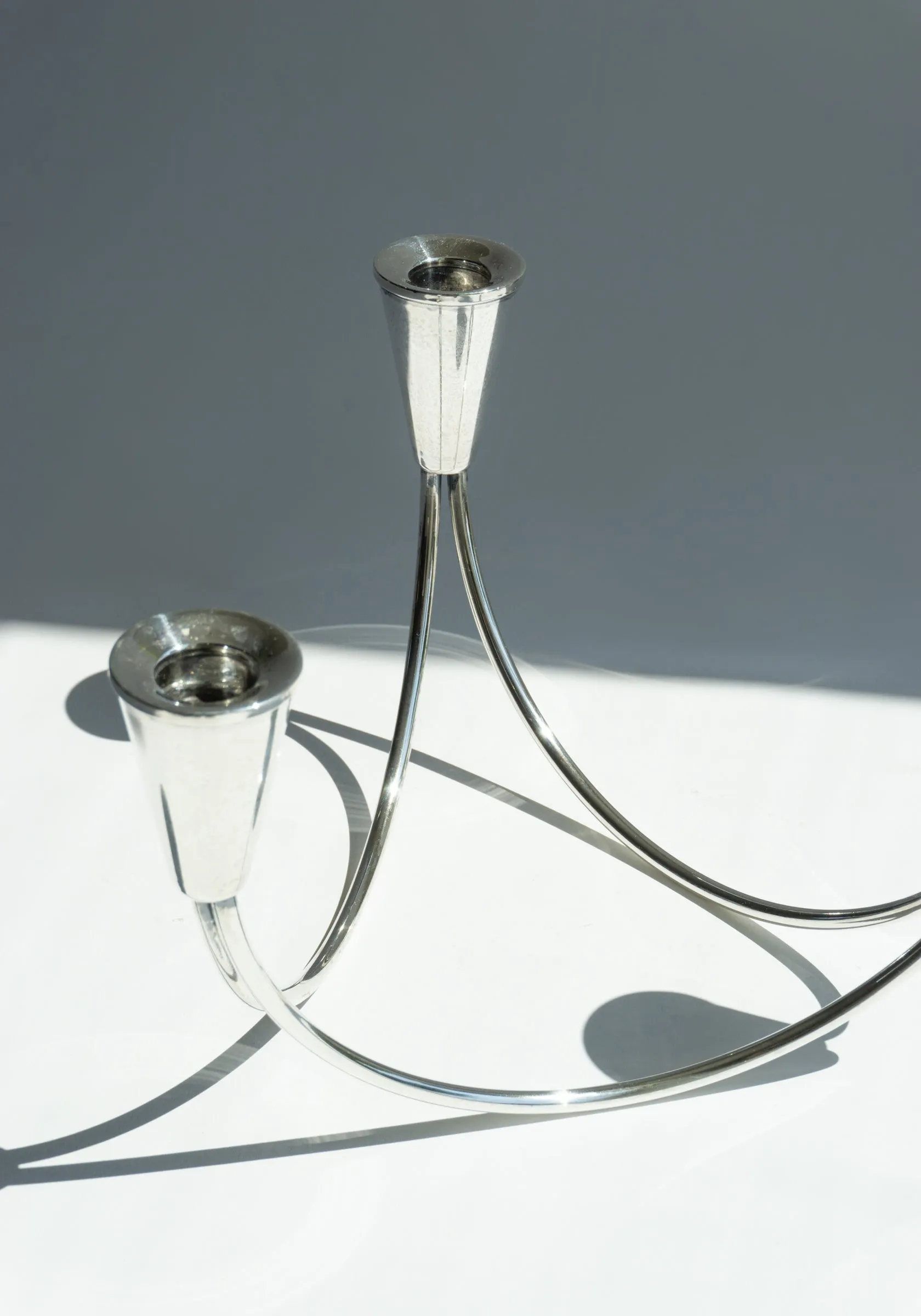 Vintage Duchin Silver Candleholder