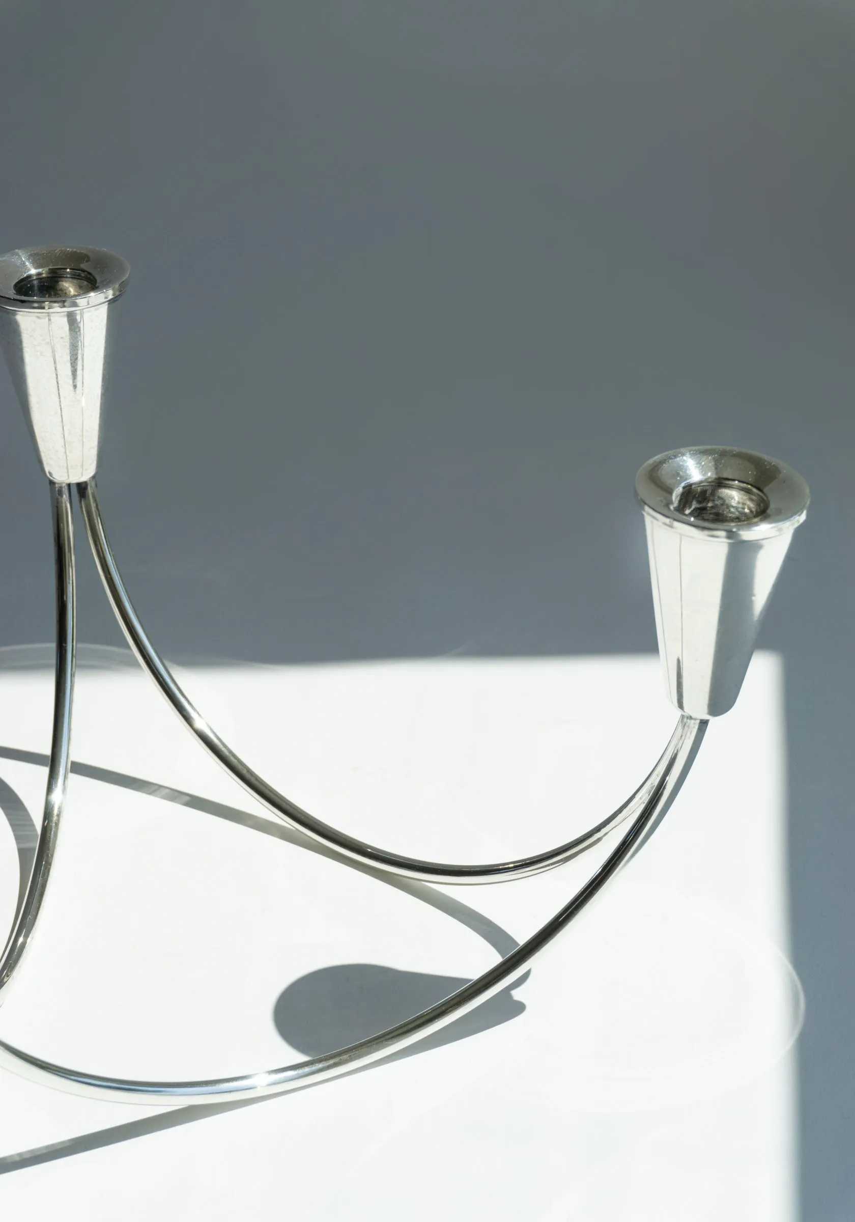 Vintage Duchin Silver Candleholder