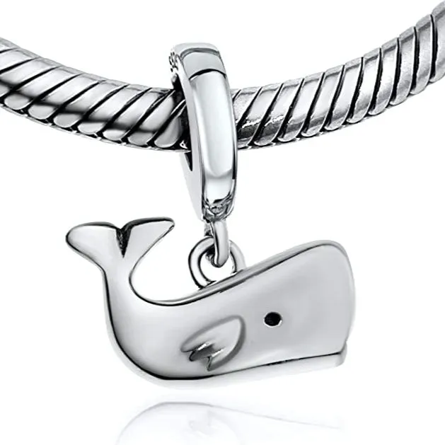 Whale Ocean Dolphin Dangle Pendant