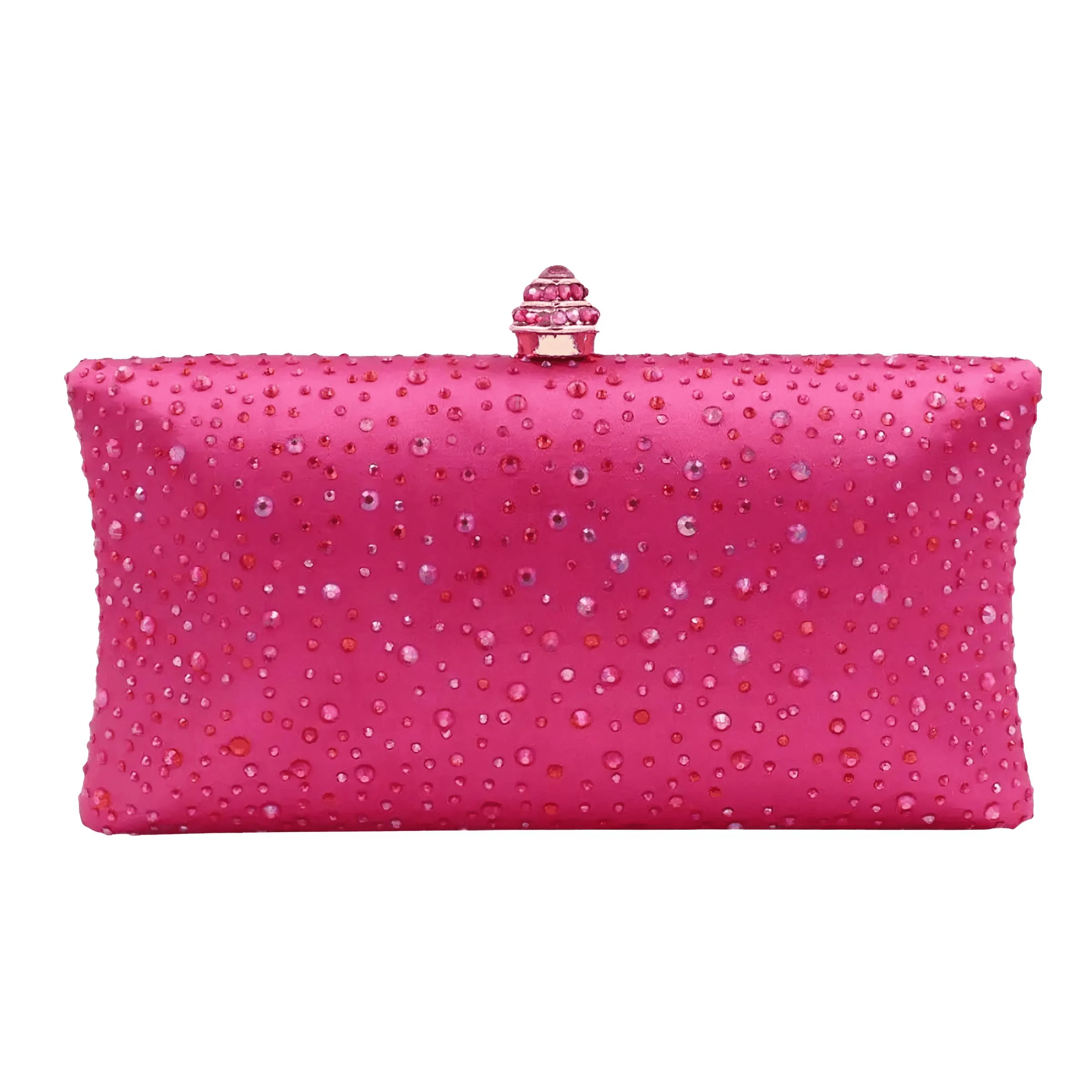 Women's Clutch With Rhinestones - In 9 Trending Colors!