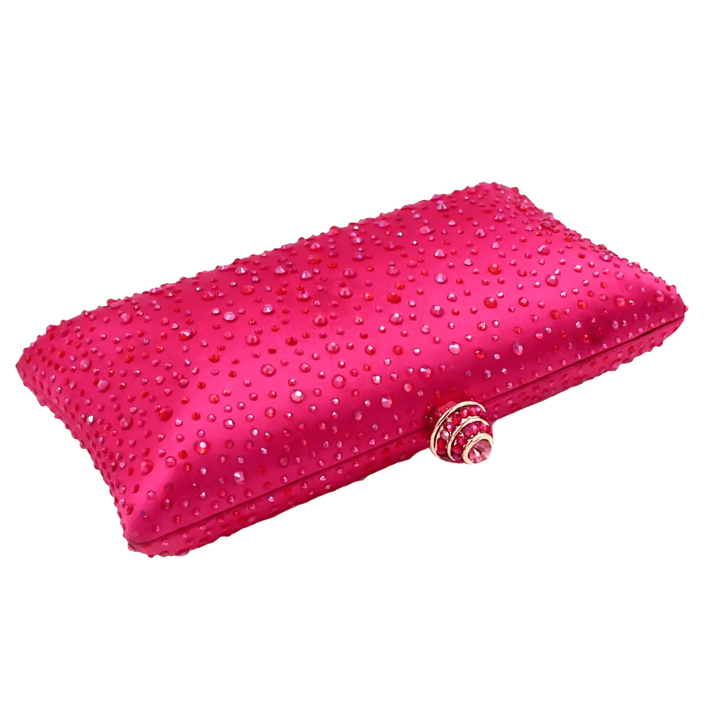 Women's Clutch With Rhinestones - In 9 Trending Colors!